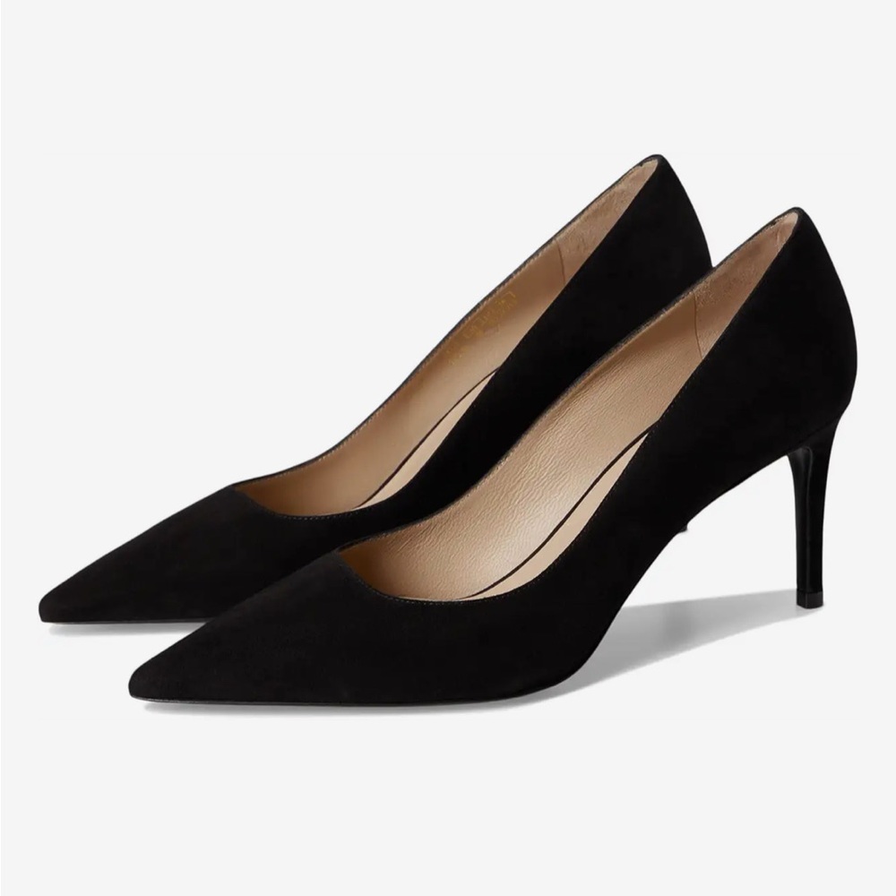 Stuart Weitzman Black Suede Pumps Size 7